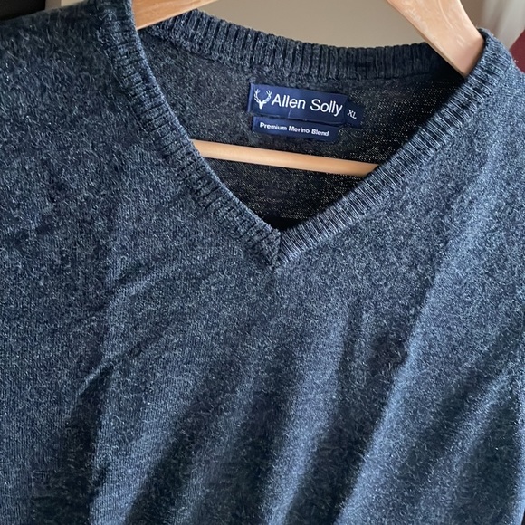 Allen Solly Premium Merino blend wool sleeveless sweater - Picture 5 of 5